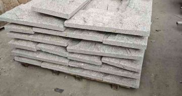 来宾芝麻白蘑菇石，自然面