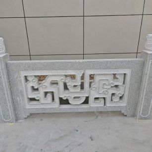 来宾芝麻白河道栏杆 桥栏杆