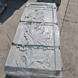 来宾芝麻白别墅外墙雕刻版