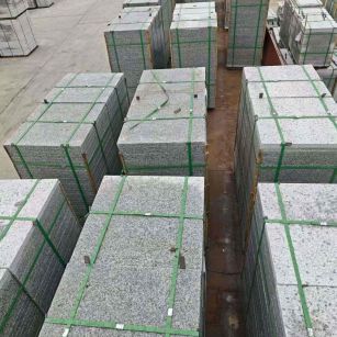 来宾芝麻白地铺板  地铺石