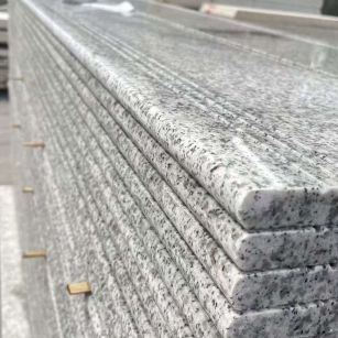 来宾芝麻白楼梯踏步 花岗岩楼梯板材