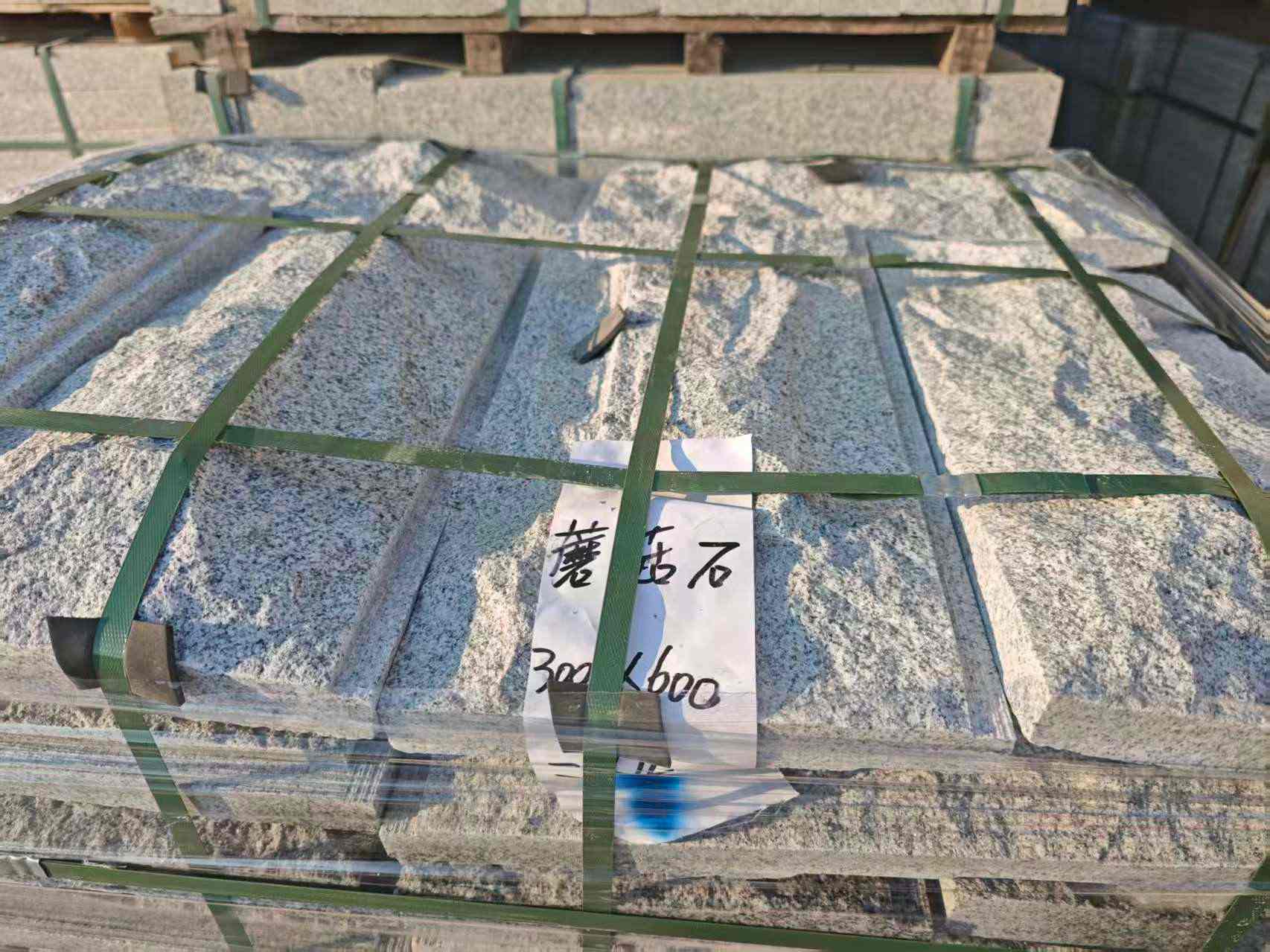 来宾芝麻白蘑菇石，自然面