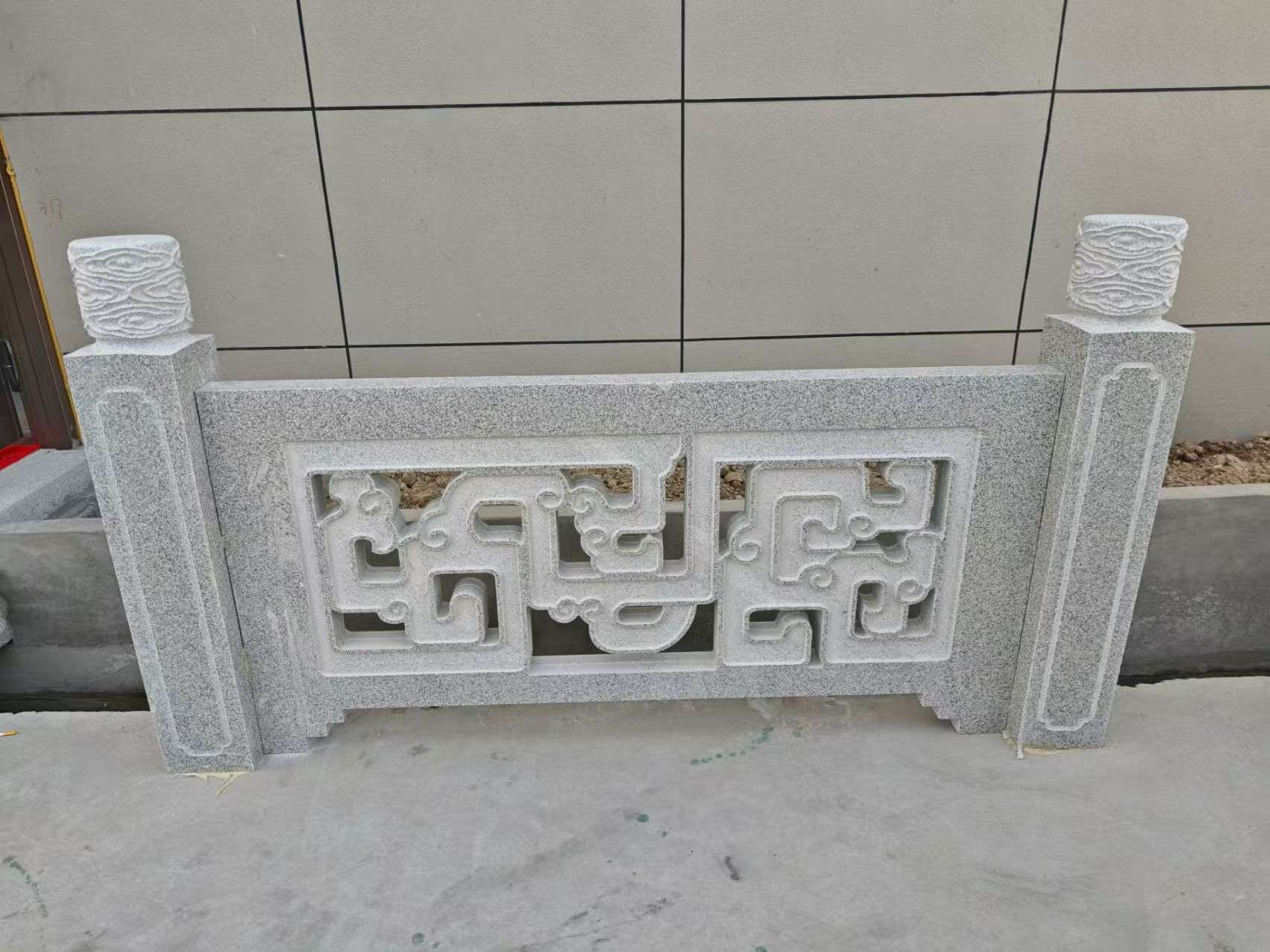 来宾芝麻白河道栏杆 桥栏杆